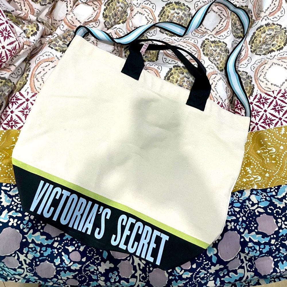 NWT Victoria’s Secret Canvas Tote Bag